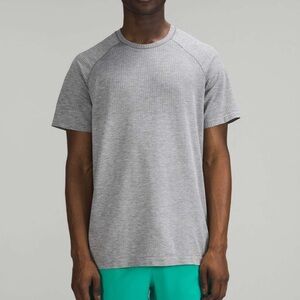 Lululemon Metal Vent Tech Short-Sleeve Shirt Slate / White Large